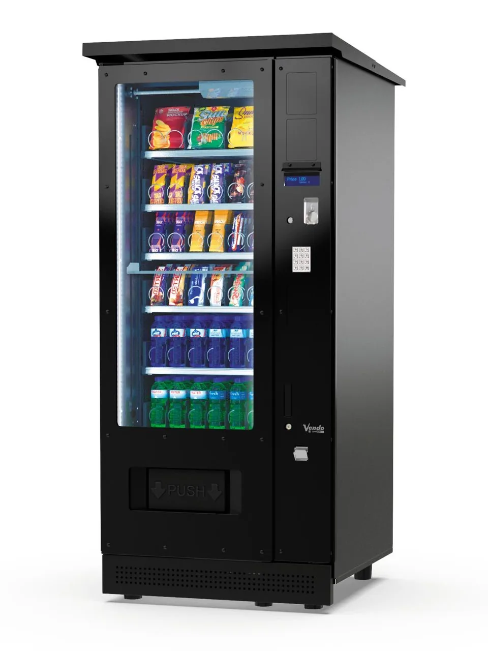 G-Snack Outdoor Snackautomat mit 6 Auswahlen pro Etage